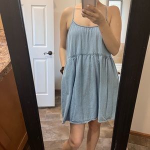 AE Denim Babydoll Dress